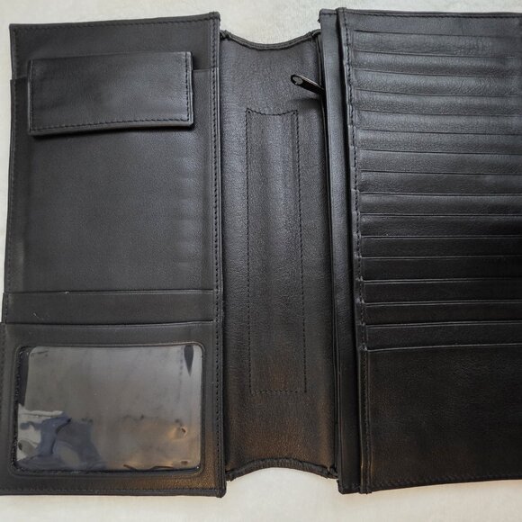 *RARE* Tumi Modernist Travel Organizer Black Leather 50th Retired - Picture 3 of 7